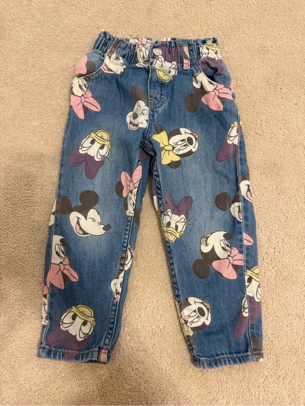 H&M Disney Blue Jean Denim Kids Pants 3T